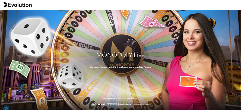 Monopoly Live Evolution Game Screenshot